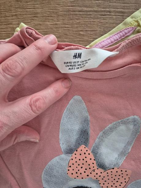 Krátky rukáv, h&m,92