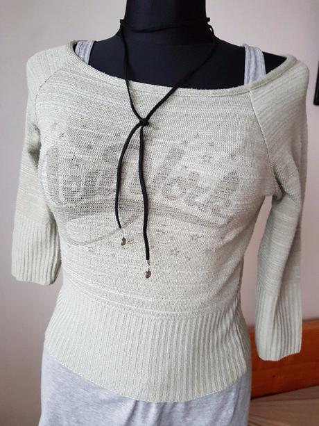 Taliansky pulovrík s nápisom new york vel.m, terranova,m