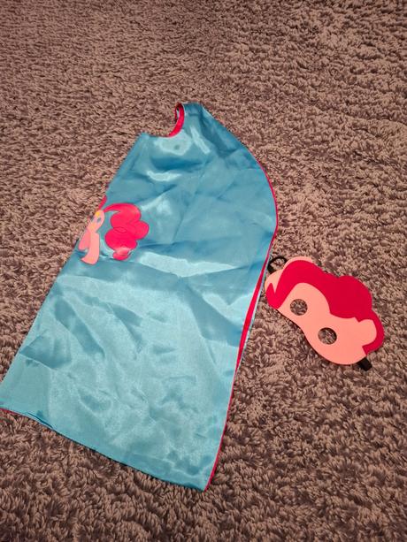 Plášť s maskou my little pony, 