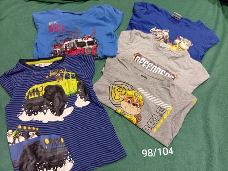 Tričká dlhý rukáv, h&m,104