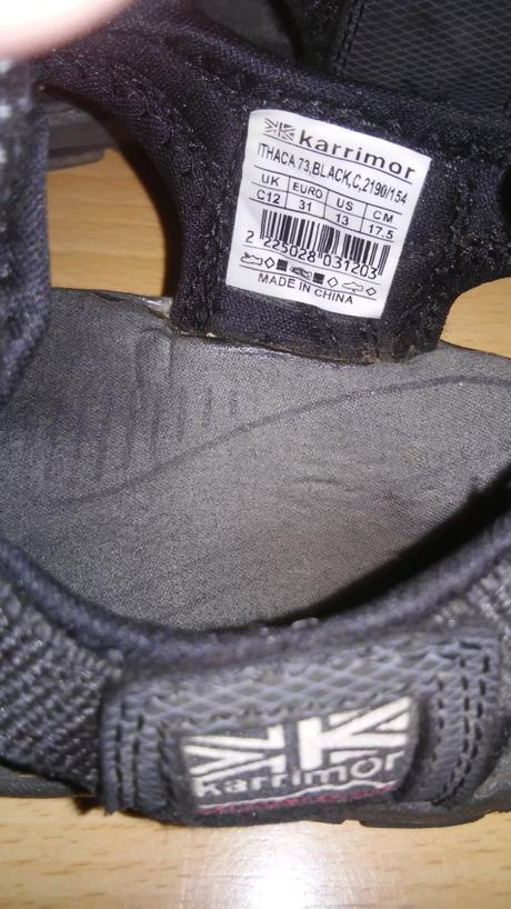 Športové sandále, karrimor,31
