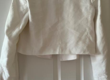 Biele ľanové elegantné sako, reserved, xs/34, reserved,xs