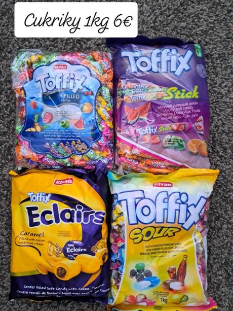 Toffix cukriky 1kg, 