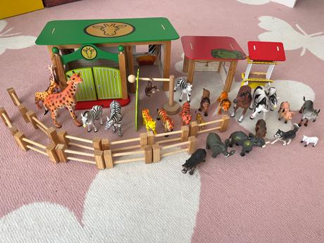 Drevená hračka zoo, 