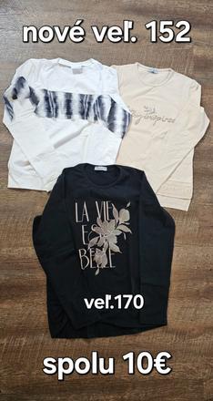 Tričká veľ 152, 152