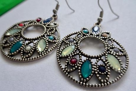 Náušnice farebné, 