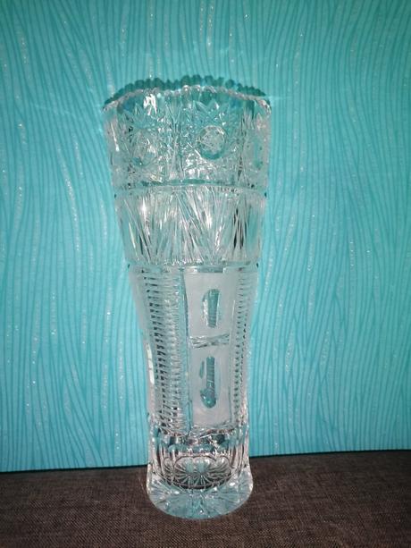 Sviatočná krištáľová váza cm, 