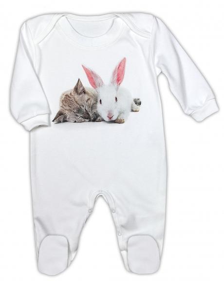 Nicol overal priatelia - bio bavlna - smotanový, 68