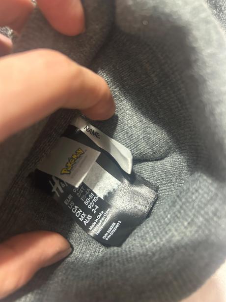 Zimna ciapka pokemon, h&m,92