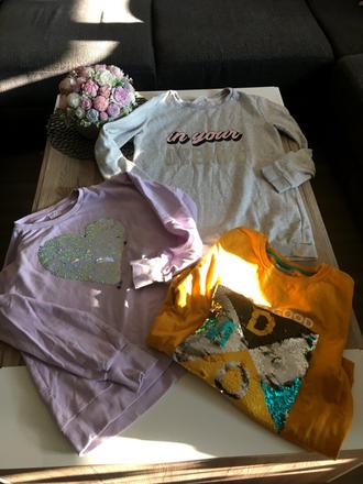 2x mikiny, veľ. 158, spolu 6 eur, 158