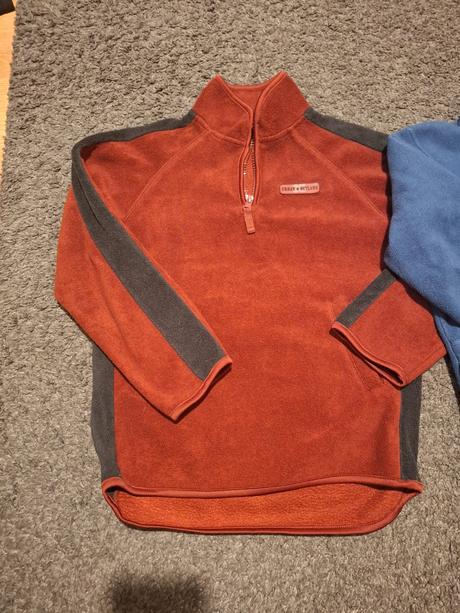 2x flisove mikiny, 128