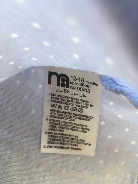 Tričko -  daddy loves me, mothercare,80