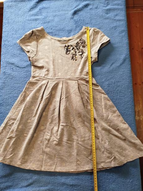 Šaty z tenkej teplákoviny, h&m,122