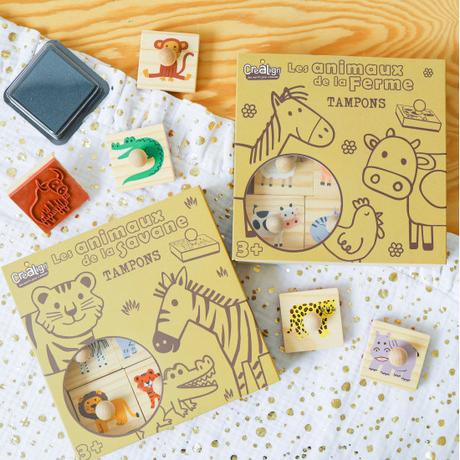 Drevené pečiatky s úchopom safari,