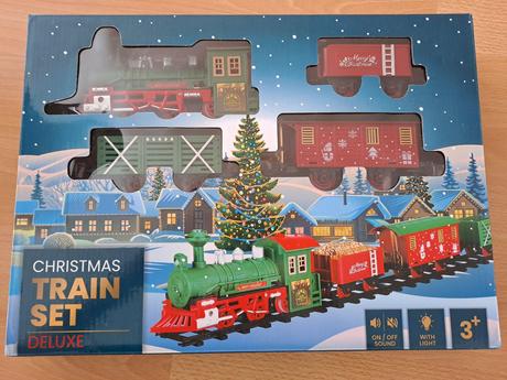 Najlepší vianočný vlakový set so svetlami a zvukom,