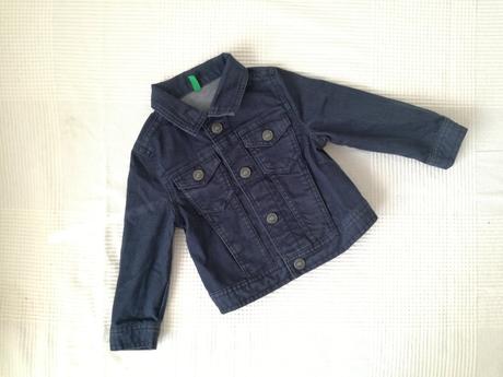 Riflova bunda benetton, velkost 1 rok, benetton,80