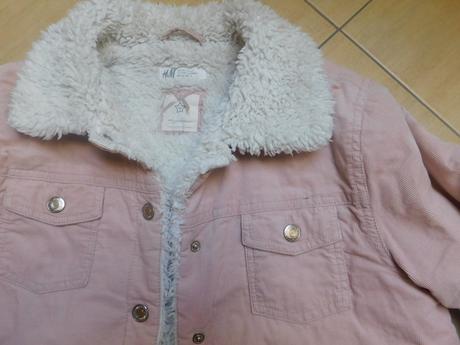 Manžestrová bunda, h&m,140