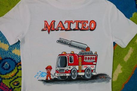 Ručne maľované tričko, 50 - 164