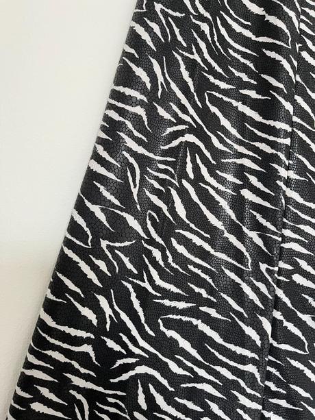 Dlhá maxi pruhovaná zebrovaná sukňa s hadím vzorom, zara,l