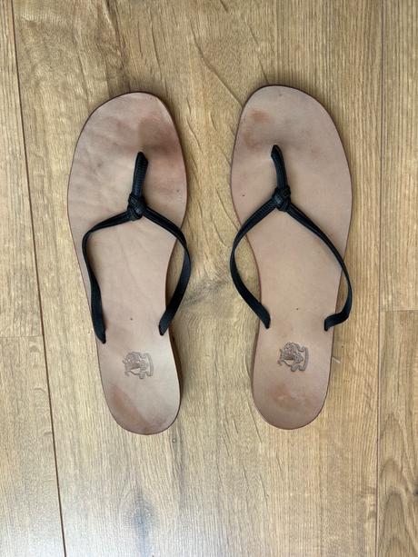 Kožené žabky veľ. 41, 41