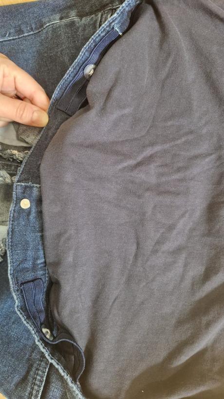 Tehotenske riflove kratase bpc v.38, bonprix,38