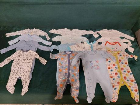 Veľký balík oblečenia pre chlapčeka do 12m, 50–62