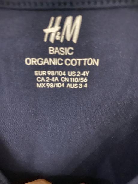 Dievčenské tričko velk.98/104, h&m,98