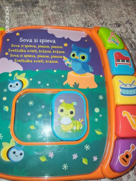 Knižka vtech, psík tiny love,