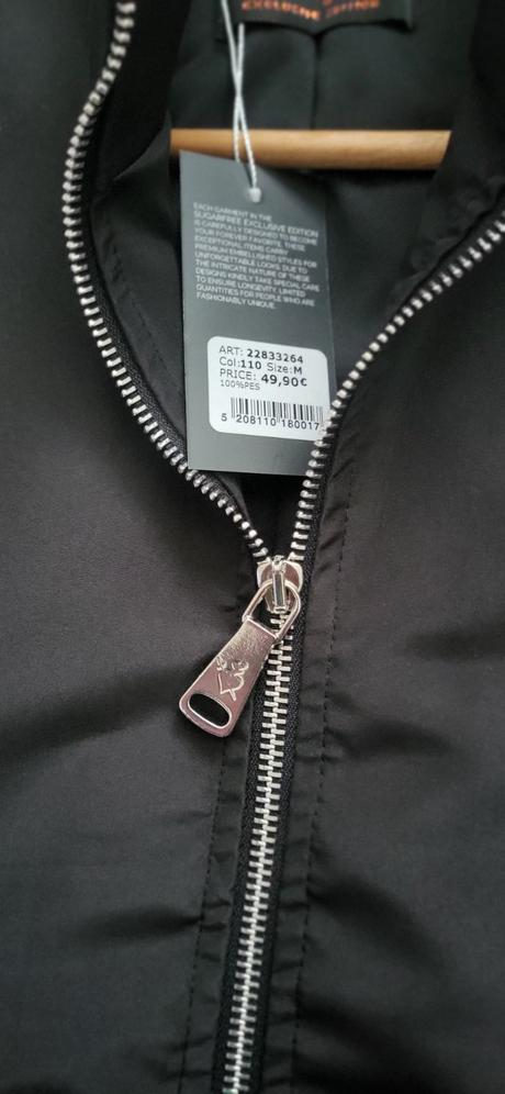 Čierna vesta sugarfree, m