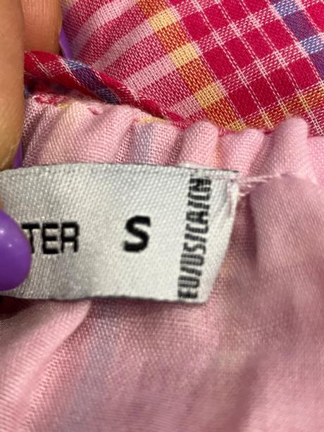 Ružové kockované šaty fb sister (s), s