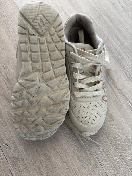 Dievčenské botasky - sneakersy uno lite - metallic, skechers,32