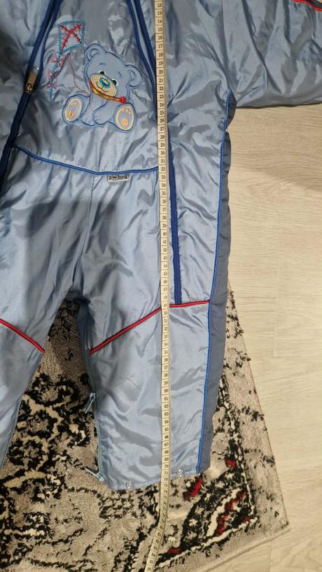 Zateplená zimná kombinéza, overal, 86