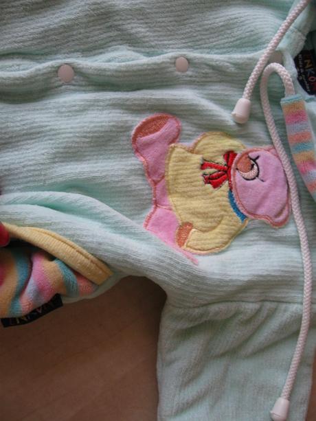 Zateplená súpravička s medvedíkom, 68