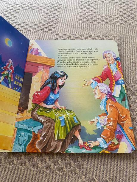 Krásne leporelo na dobrú noc popoluška,