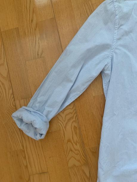 Pánska pásikavá košeľa v štýle old money, s