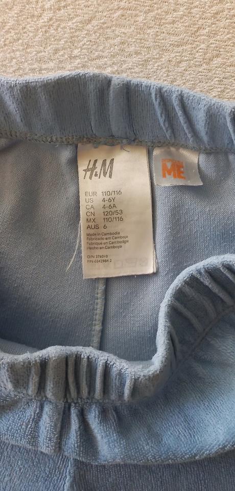 Pyžamo, h&m,110