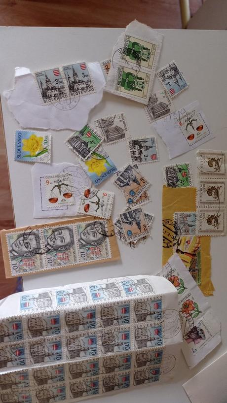 Mix poštové znamky, 