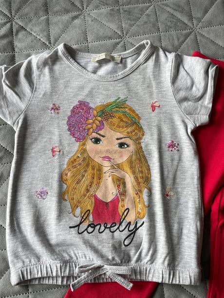 Trojštvrtáky +tričko, 110