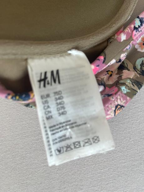 H&m plavky/bikiny vel.75d, spodok s, h&m,s