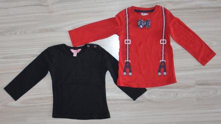 Tričko s dlhým rukávom 2ks, pepco,86