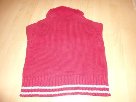 Cerveny sveter, h&m,m