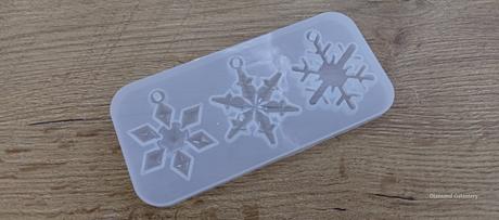 Silikónová forma - vločky - 15x7 cm, 