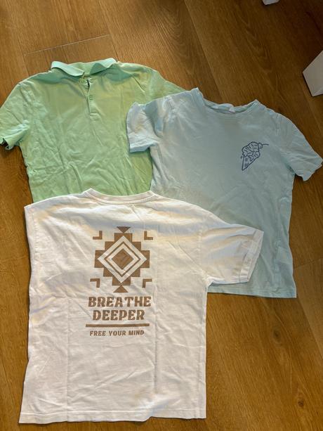 3pack letne chlapčenské tricka 134/140, reserved,134