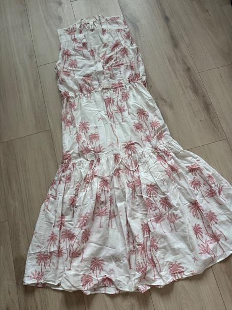 Letne palmove šaty, h&m,xs