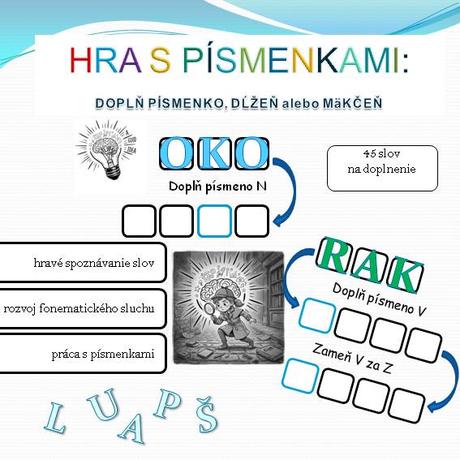 Pismenkova zamena a hra s pismenkami,