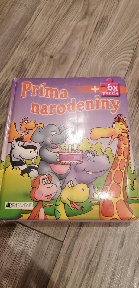 Puzzle knižka prima narodeniny,