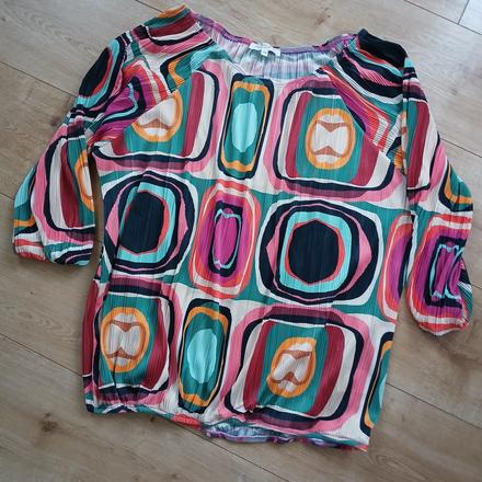 Pestrofarebná blúzka christian berg, xl