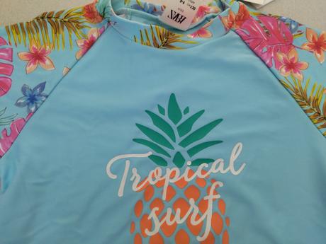 Tricko na plávanie upf 50+, zara,128