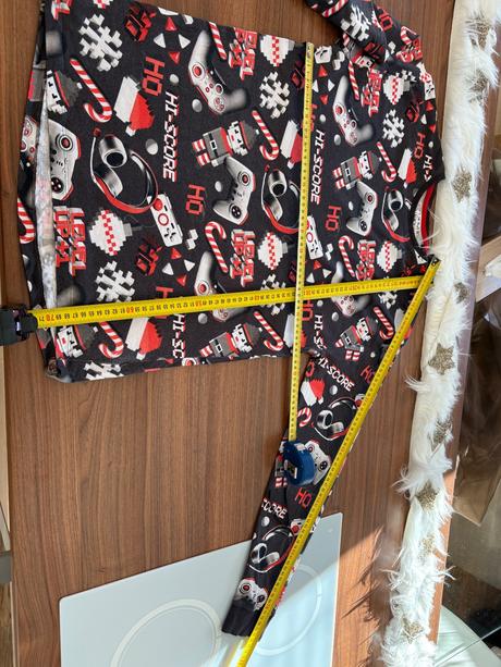 Vianočné pyzamo top stav, next,170