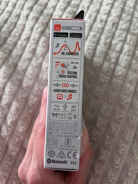 Jbl wave beam white slúchadlá, 